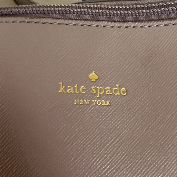 Kate Spade New York Greta Court Glitter Penny Tote Grey Silver | Imperfect - Picture 8 of 13